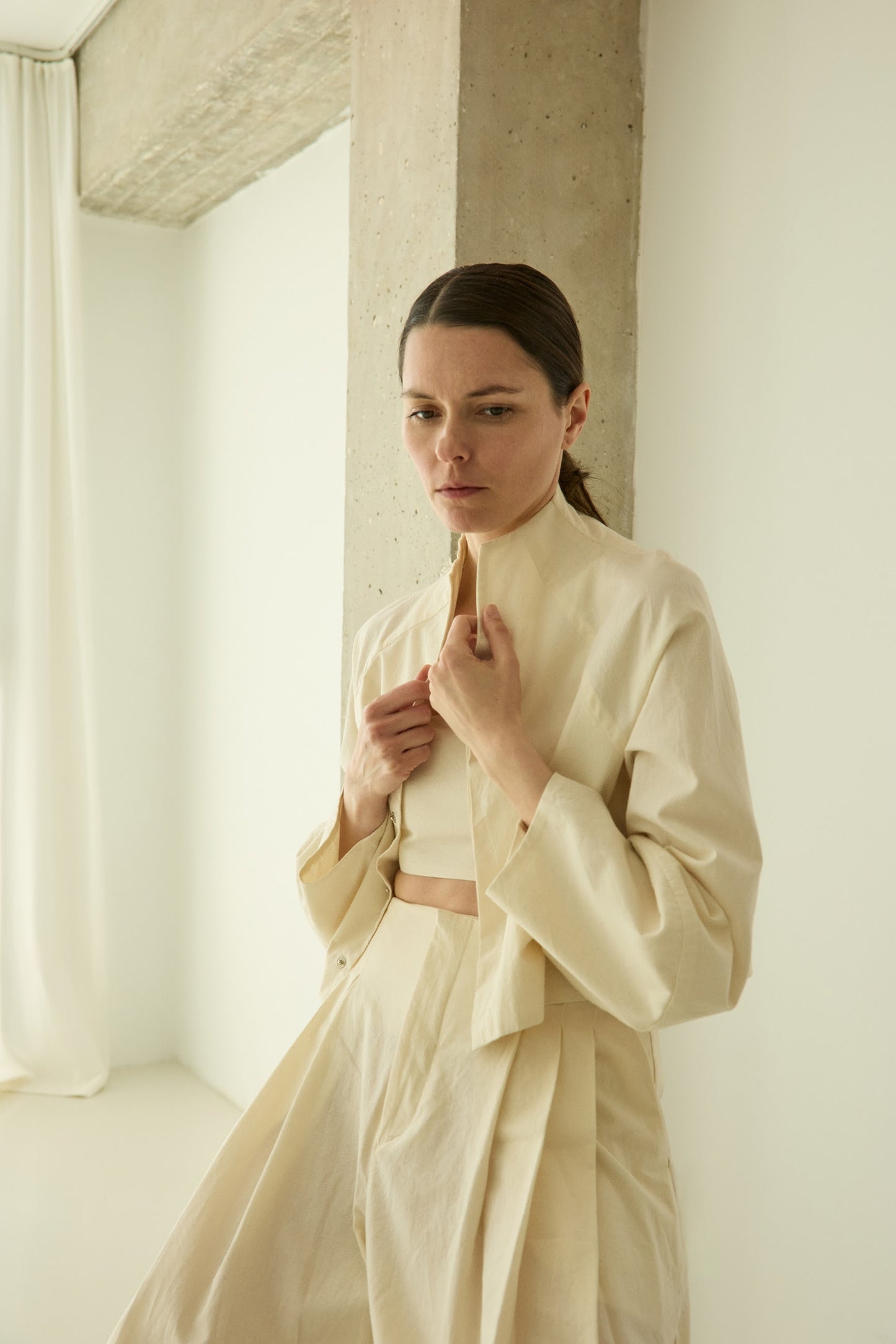 CHAQUETA BALLOON lana fría