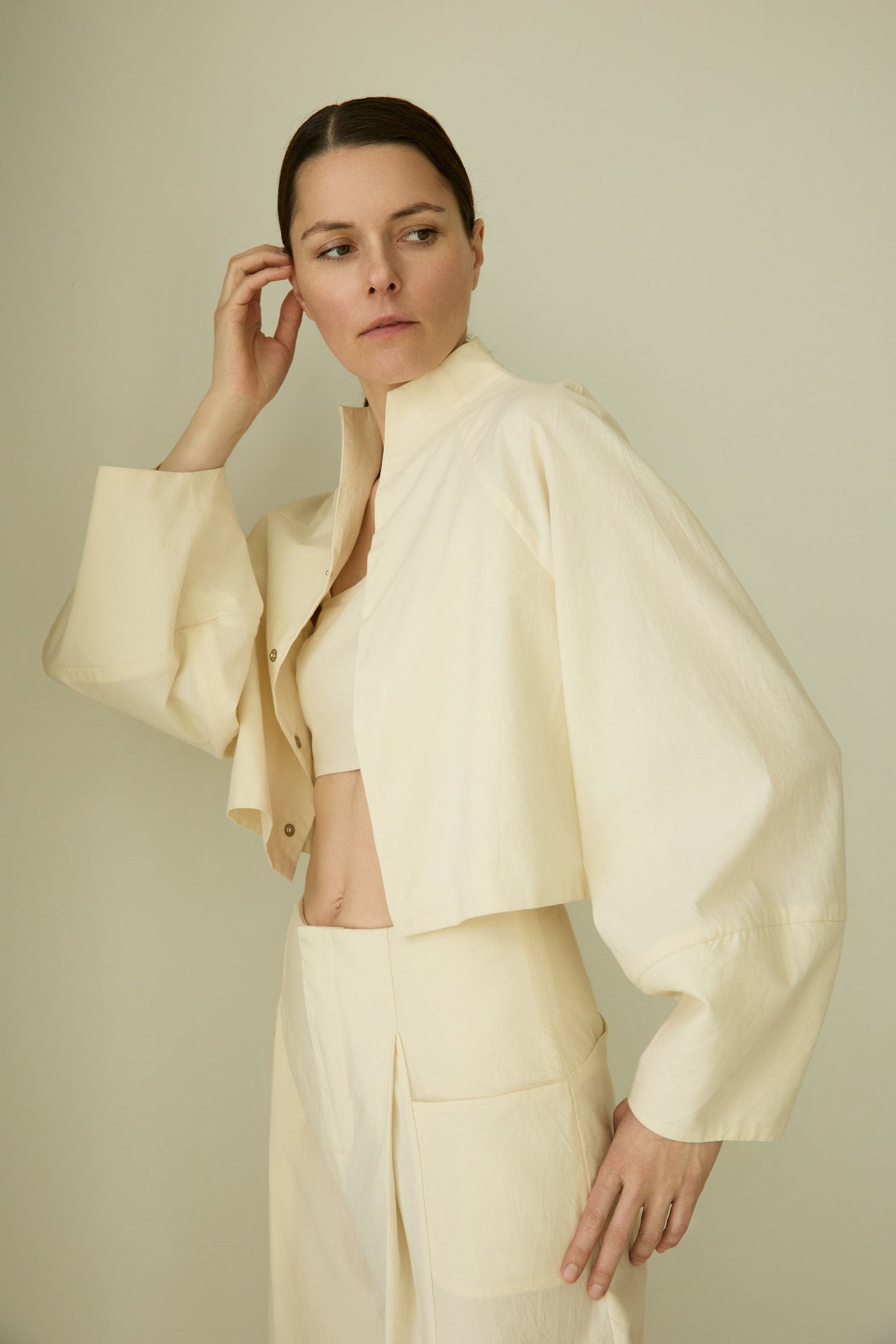 CHAQUETA BALLOON lana fría