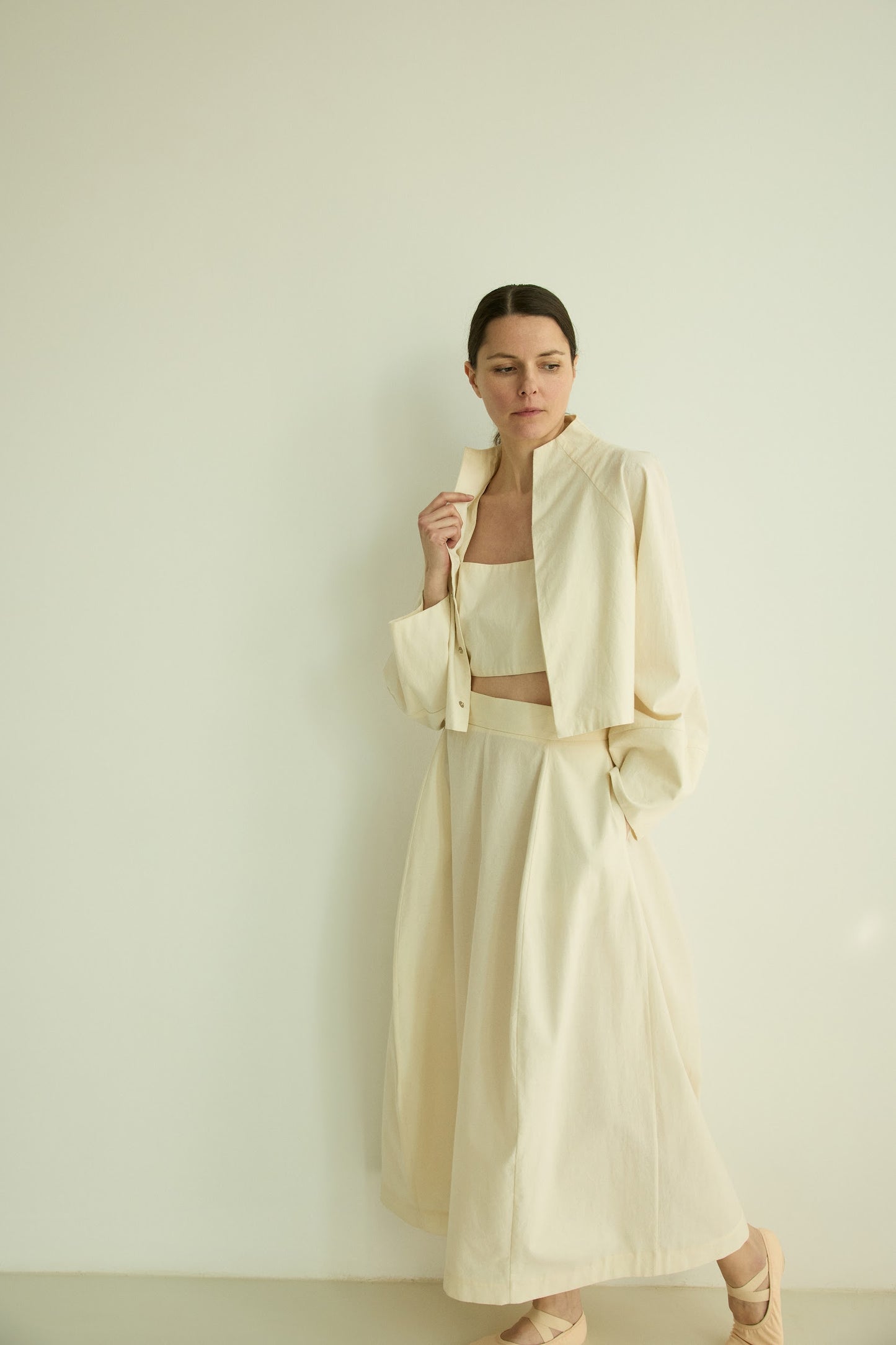 FALDA BALLOON lana fría