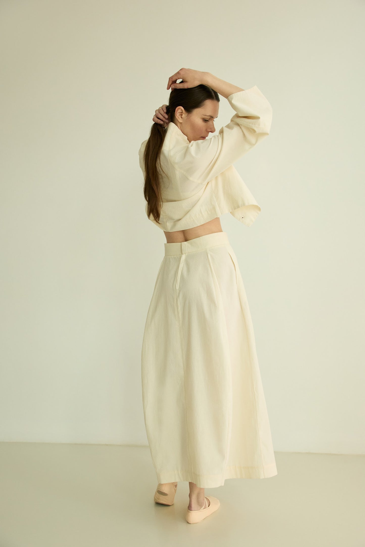 FALDA BALLOON lana fría