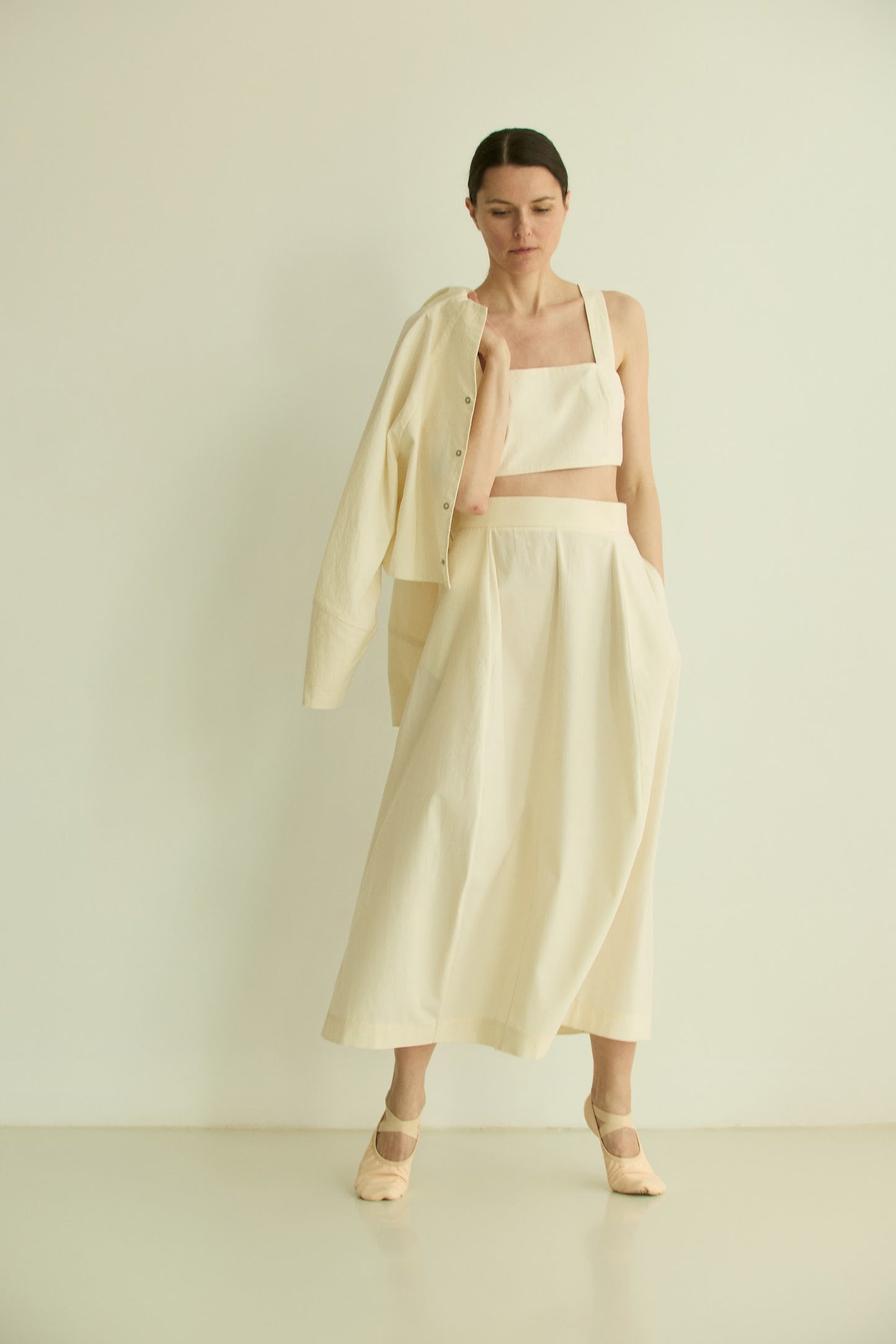 FALDA BALLOON lana fría